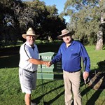 Men's Championships C Grade Finalists Alan Potts and Sham Sharma